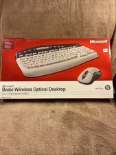 Vintage Microsoft Basic Wireless Optical Desk...