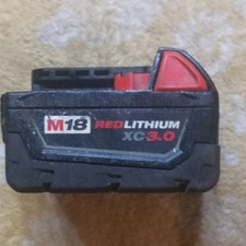 Milwaukee M18 REDLITHIUM XC3.0 18V 3.0Ah Li-Ion Battery Pack Black