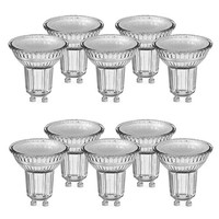 10Er-Pack Osram Led Base PAR16 GU10 Led Strahler 4,3W=50W 36° Warmweiss Glas