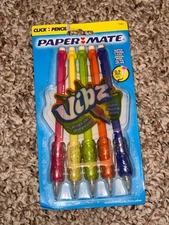 Paper Mate Vibz Mechanical Pencil .9 mm Squishy Cushion Grip  5 Pk