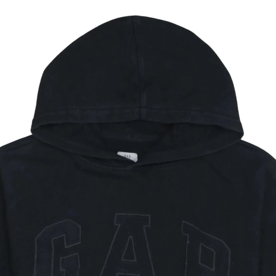 Gap 90's Spellout Pullover Hoodie XXLarge (2XL) Black - Image 3 of 4