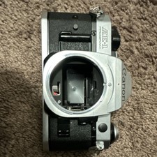 For Parts Only, Canon AE-1 Program 35mm SLR Film Camera Body Silver, Body only