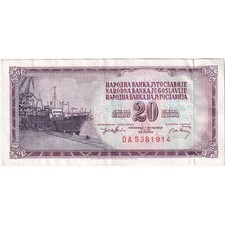[#377331] Yugoslavia, 20 Dinara, 1981-11-04, UNC