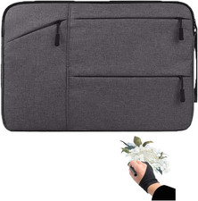 Drawing Tablet Case Carrying Bag with Artist Glove Graphics Tablet Sleeve Protec