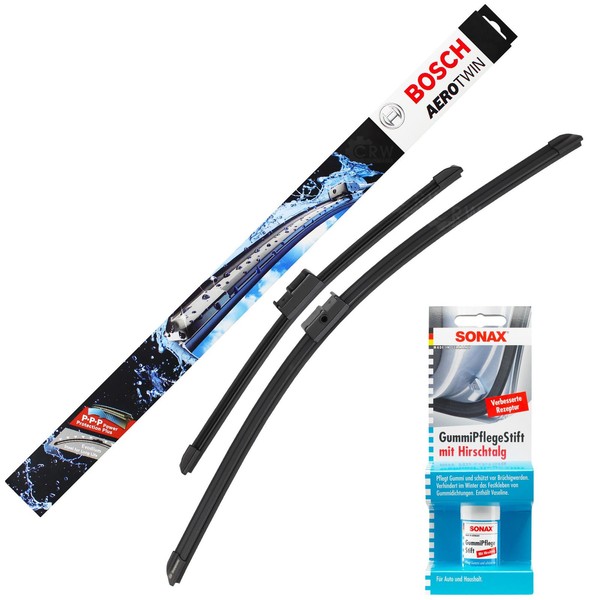 Scheibenwischer 650Mm/425Mm Aerotwin SET Bosch A977S Inkl. Gummipflegestift-image