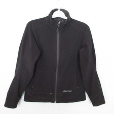 Marmot Fleece Jacket Full Zip Black Men's Medium Outdoor Athleisure