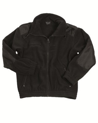 franz. Kälteschutz schwarz, Fleccejacke, Jäger, SEC            -NEU-