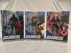 G.I. Joe Classified 3 Figure Lot NIB/SEALED: #2 Snake Eyes, #3 Destro, & #4 Duke