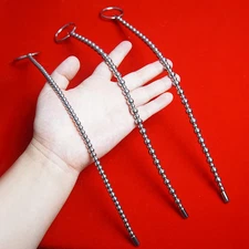 Stainless Steel Dilator Sounding Dilation,Metal Penis Plug Masturbation