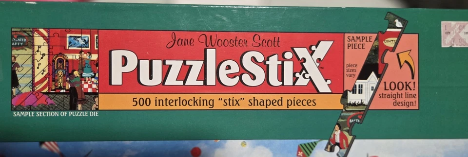 复古 PuzzleStix 完整 500 件 When Sherwood Met Mildred Jane Wooster Scott — 第 3/4 张图片