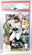2020 Topps Holiday - Miguel Cabrera #HW129 Gold Metallic 1/1