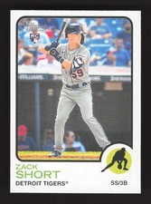 2022 Topps Heritage High Number Zack Short RC #626 Detroit Tigers