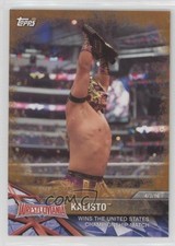 2017 Topps WWE Road to Wrestlemania Bronze Kalisto #52 2s4