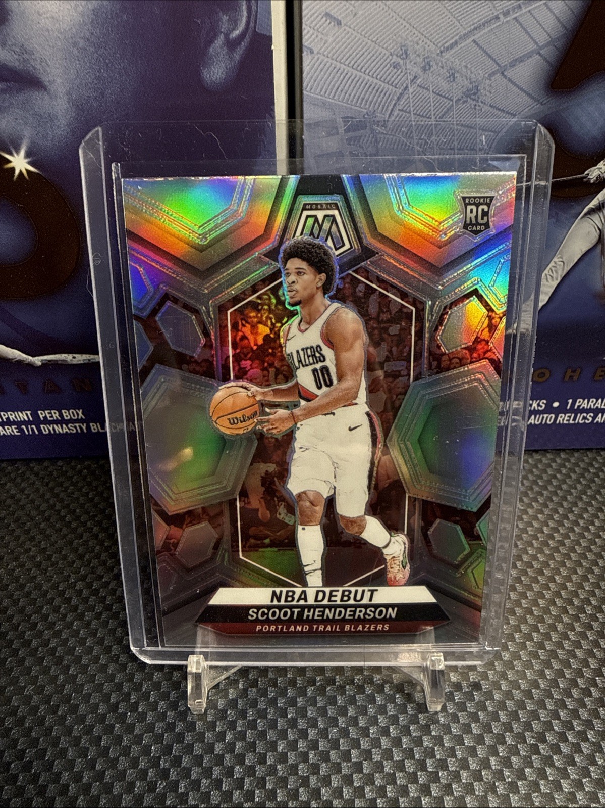 2023-24 Panini Mosaic - NBA Debut Scoot Henderson #255 Silver Prizm (RC)