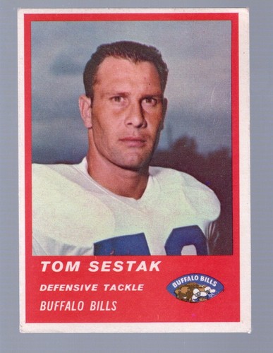 Tom Sestak #33 1963 Fleer card