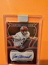 2025 Panini Certified Canton Certified Signatures Jan Stenerud /30 Auto Chiefs
