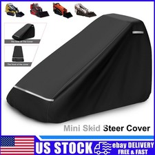 Mini Open Cab Skid Steer Cover 420D Sun Rain Snow UV Protection Full Skid Steer
