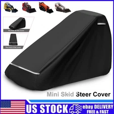 Mini Open Cab Skid Steer Cover 420D Sun Rain Snow UV Protection Full Skid Steer