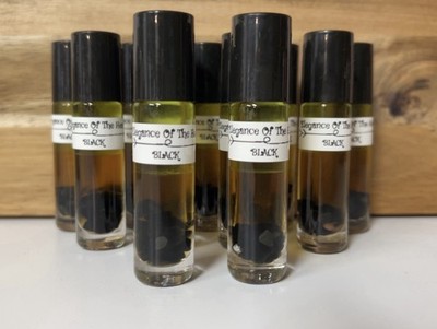 Elegance Of The Heart Black Fragrance Oil unisex Roll-On Bottle obsidian 