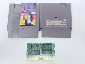 Tetris & Tetris 2 (Nintendo Entertainment System, NES) TESTED & WORKS