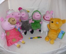 PEPPA PIG Peluche GRANDE 30cm Scelta Personaggio PIRATA CAVALIERE SPAZIO George
