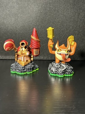 Activision Skylanders Drill Sergeant & Trigger Happy Character Figures (2)