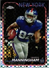 2024 Topps Chrome #145 Mario Manningham X-Fractor