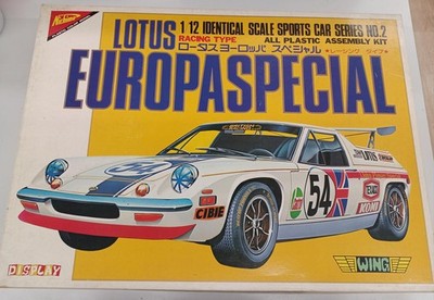NICHIMO 1/12 Lotus Europa Special Racing Type Plastik Modellbausatz Vintage J...