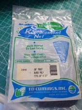 Cumings B-O-B Replacement Fishing Net 20" Trout Hoop Black Poly Boat Net NEW