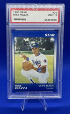 1990 Star Minor League Dodgers/Mets HOFer MIKE PIAZZA - Graded PSA 9 Mint