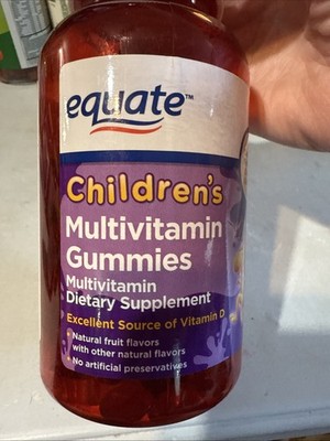 Equate Unisex Children's Multivitamin Gummies Daily Dietary Suppl  180ct 12/26