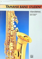 Yamaha Band Student Eb Alto Saxophone Book 1