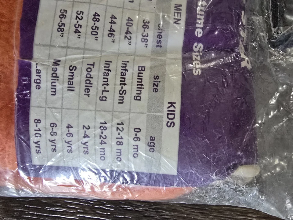 Disfraz de pez payaso bebé Secrets Cinema 0-6 meses Bunting nuevo en paquete bebé Nemo Foto 4 de 4