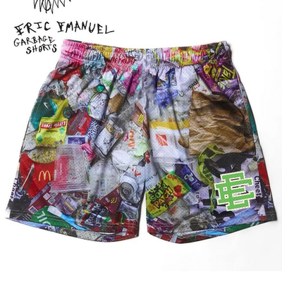 Eric Emanuel x AssPizza Garbage Mesh Shorts | eBay