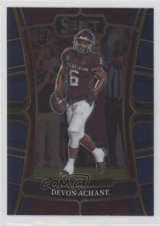 2023 Panini Select Draft Picks Concourse Blue De'Von Achane #20 uk2