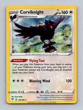 Corviknight 156/189 Holo Rare Darkness Ablaze Pokemon Lightly Played