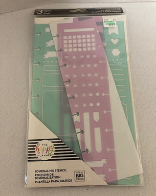 Me & My Big Ideas - The Happy Planner - Journaling Stencil - Includes 3 Pieces