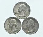 TOUGH 1941 1942 1942 Washington Quarter 90% Silver Lot *779