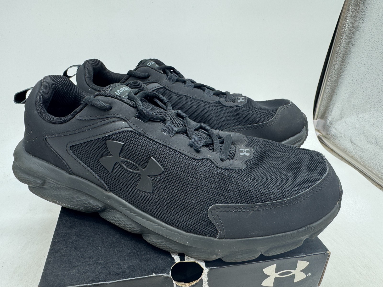 SAOLA Scarpe da ginnastica Under Armour Charged Assert 9 uomo nere basse 11 EXTRA LARGHE