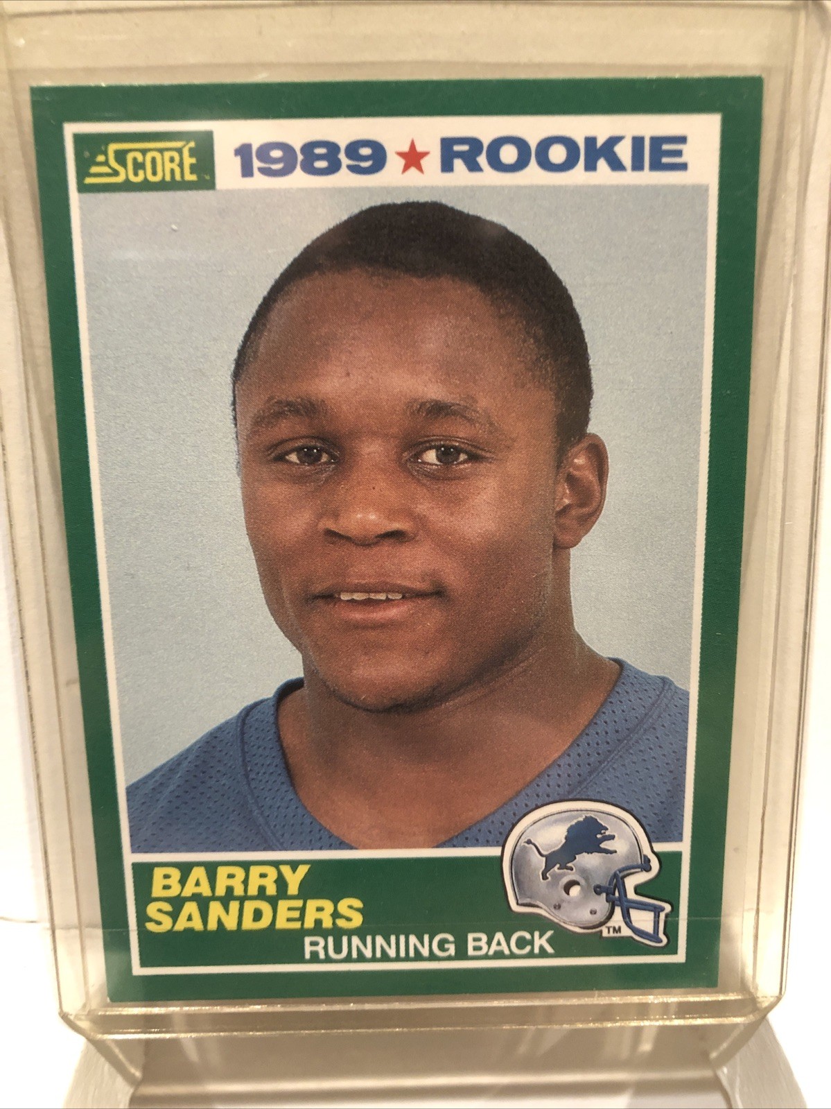 1989 Score Barry Sanders Rookie RC #257 Lions