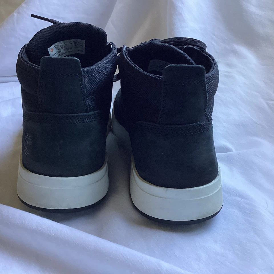 Timberland Hombres Groveton Chukka Nubuck Gamuza Lona Zapato Informal Negro Talla 11 Foto 3 de 4