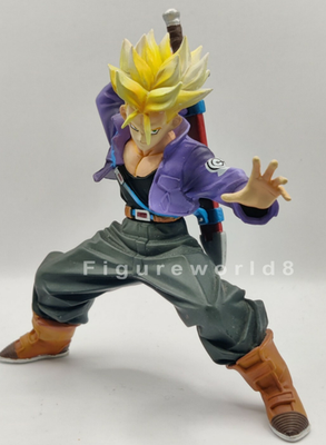 Dramatic Battle Pose Super Saiyan Future Trunks with Sword