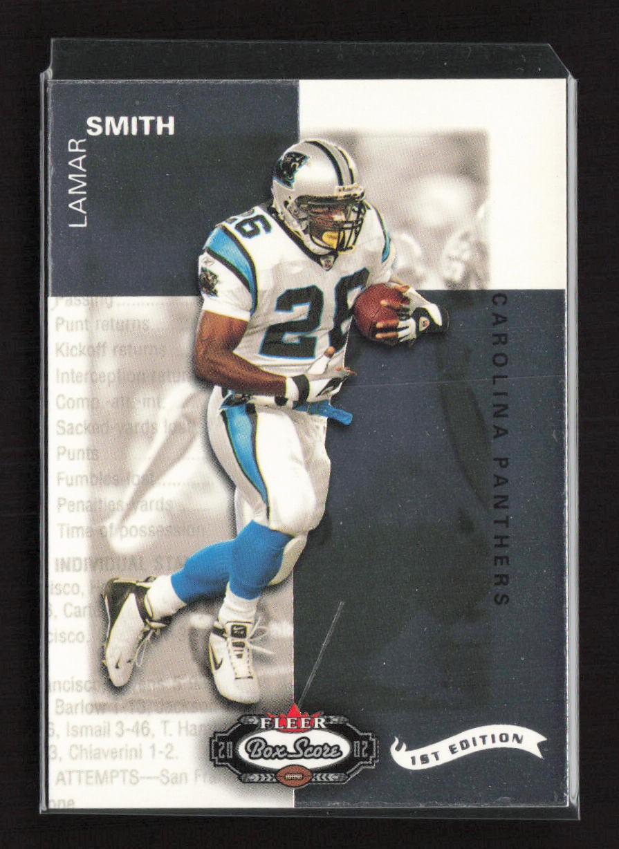 2002 Fleer Box Score #72 Lamar Smith First Edition #/100