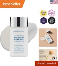 Total Protection No-Show Mineral Sunscreen SPF 50 - Fragrance Free  Lightweight
