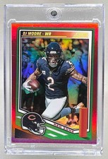 DJ Moore 2025 Panini Score #254 Red Zone /20