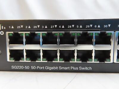 Cisco SG220-50 50-Port Gigabit Smart Plus Switch | eBay