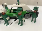 Playmobil Police Set Vintage Rare - Police Car Shield Helmets 80’s