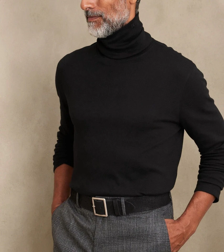 BANANA REPUBLIC Messina Turtleneck T-Shirt #441561 - Image 3 of 4