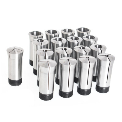 17Pack 1-1/16'' 5C Round Collet Set By 16th Harden 0006'' TIR High Precision New