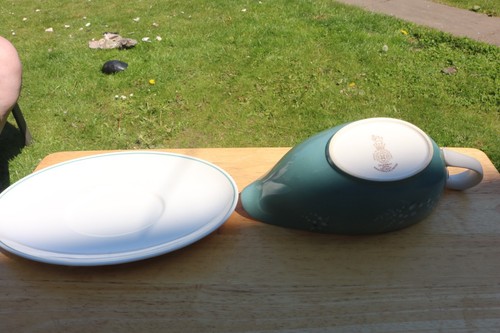 (1131) Royal Doulton Spindrift Gravy Boat and Saucer. Free P&P in UK - Picture 5 of 10